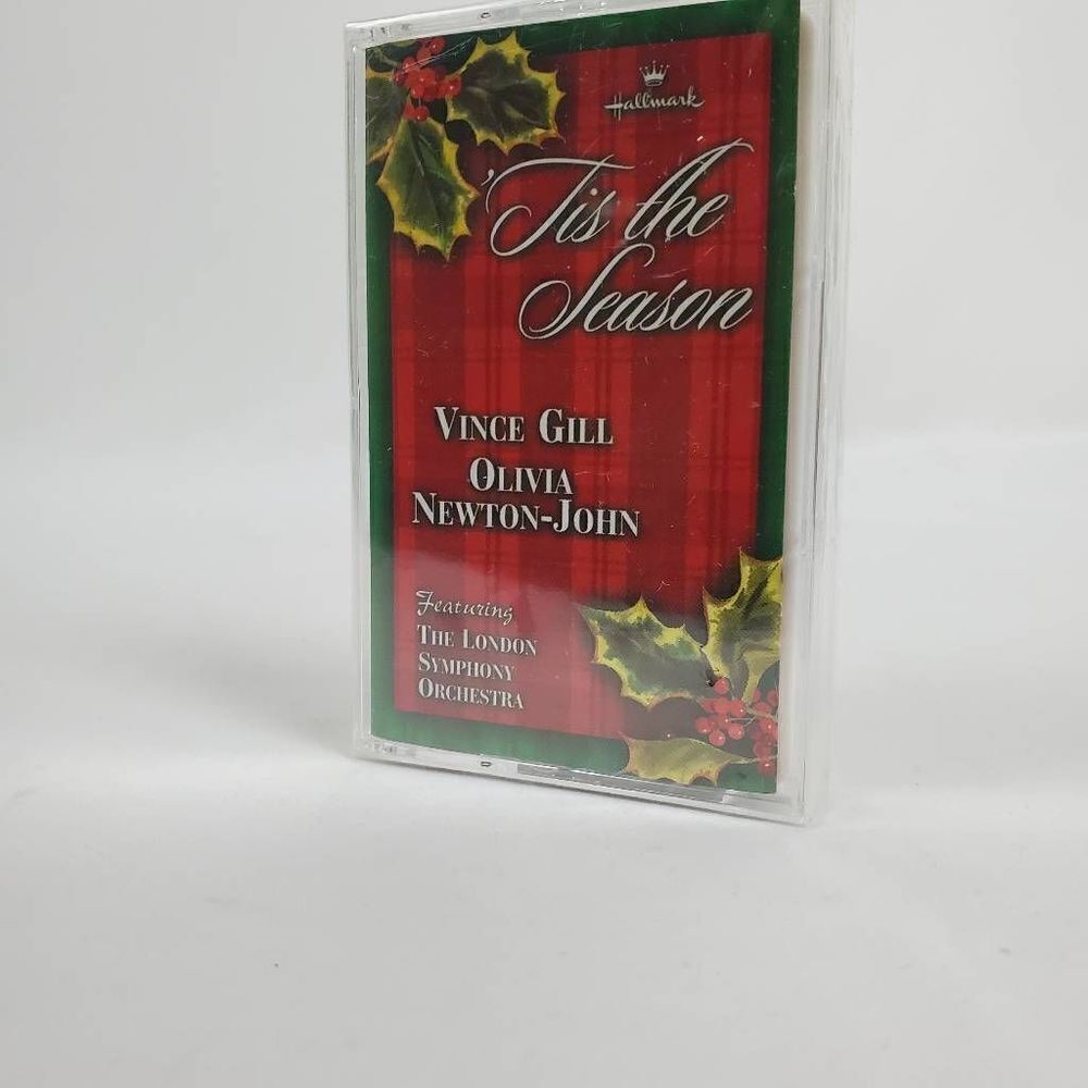 Hallmark TIS The Season Christmas Cassette Vince Gill Olivia Newton John 2000